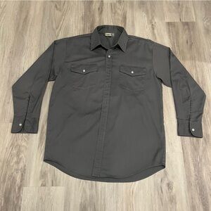 Pathfinder Kodiak Charcoal Button-Up Shirt